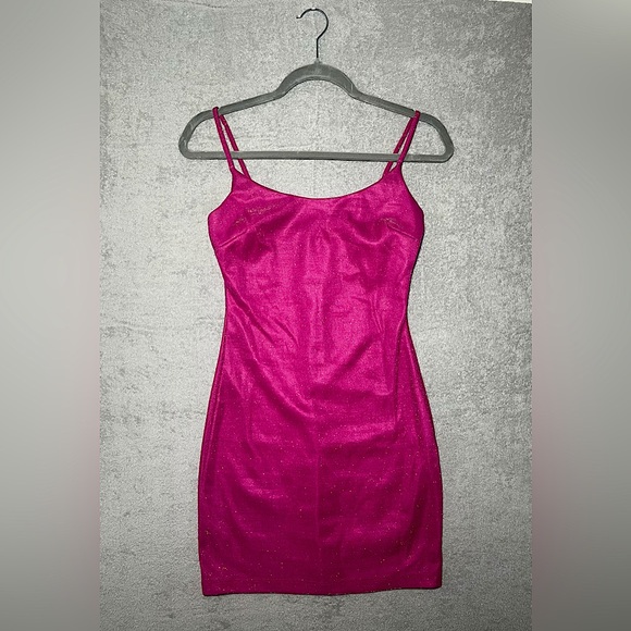 Pink B Darlin Hoco Mini Dress - Picture 1 of 3